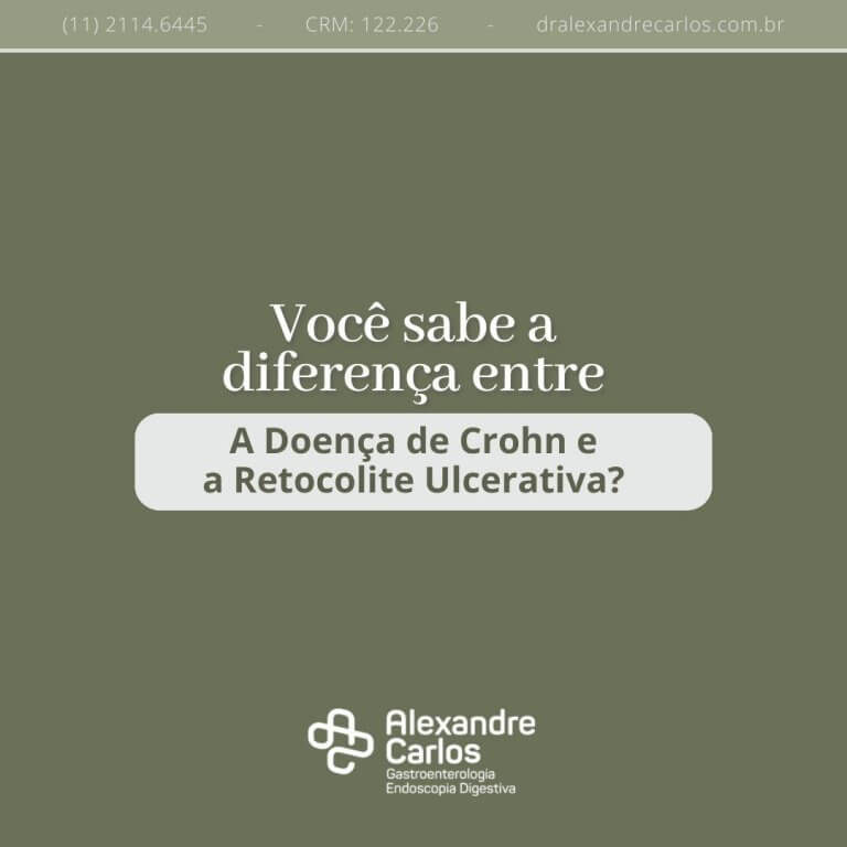 Doença de Crohn e Retocolite Ulcerativa Entenda a diferença Dr